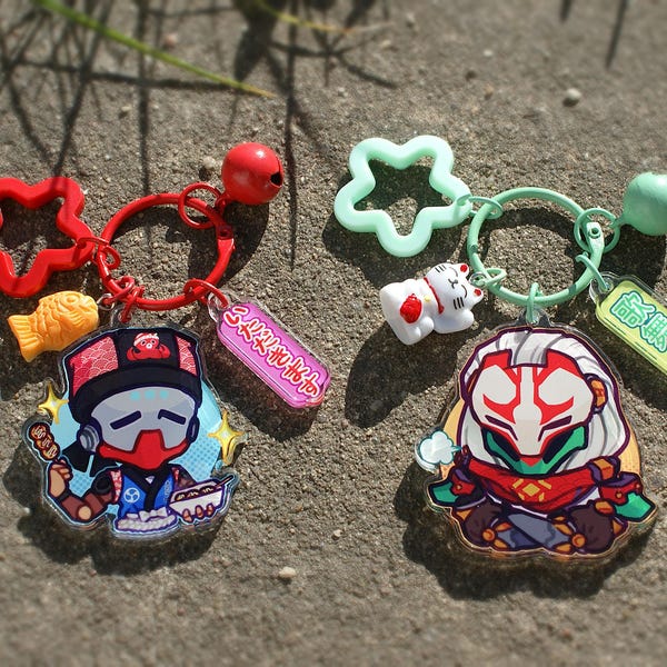 Ramyatta japanese skins keychains