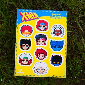 Xmen sticker sheet