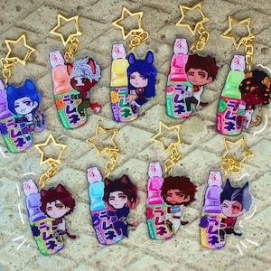 Arcane ramune keychains
