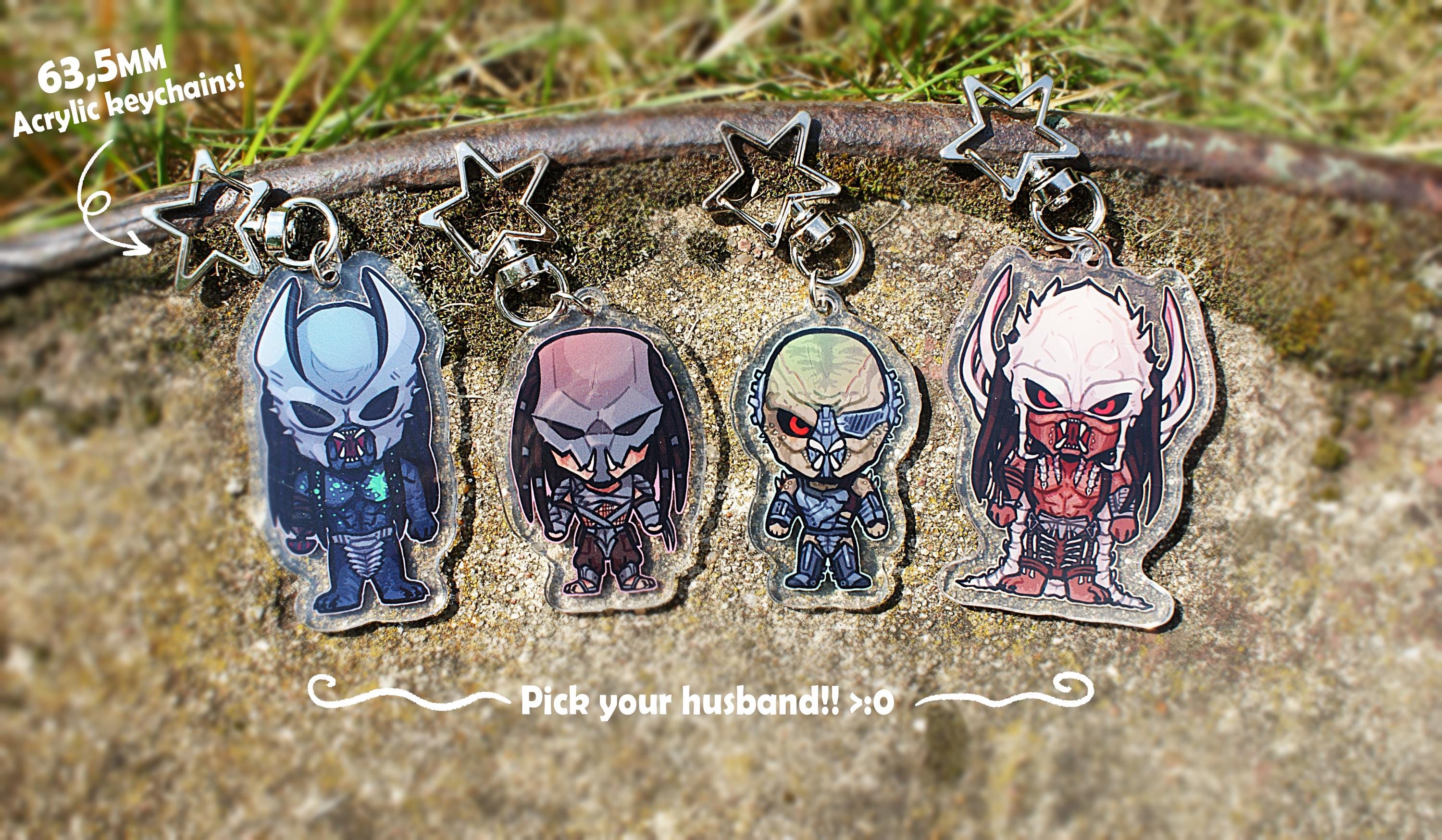 プレデター　キーホルダー Predator keychain - Etsy 日本