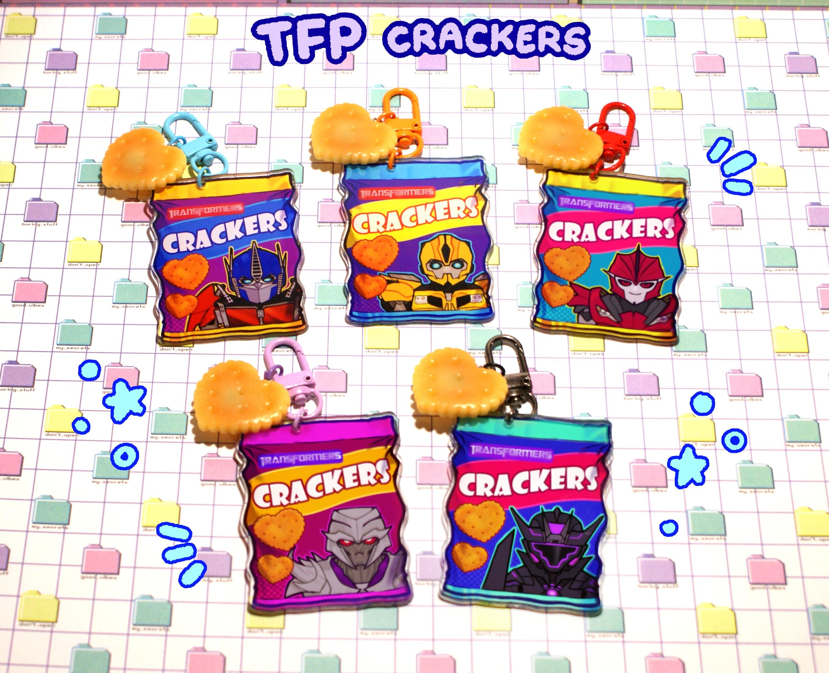 Tfp Keychains TFP Cracker Acrylic Keychains - Etsy
