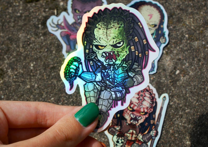 Predators 63mm Keychains + Stickers - Etsy
