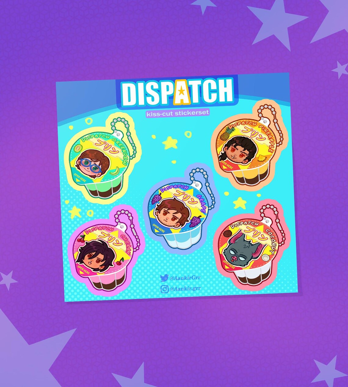 Dispatch Star Sticker Dispatch Pudding Sticker-sheet - Etsy