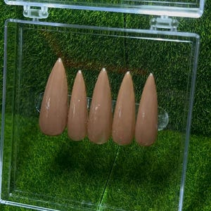 Solid Color Press-On Nails | Reusable, Durable & Handmade Gel Nails | “Color Me Clean” Set