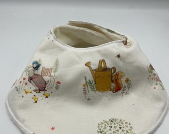 Baby bib ,  baby gift , drool bib , adjustable, baby shower, new baby, baby, baby gift, , dribble, drool, , rabbit
