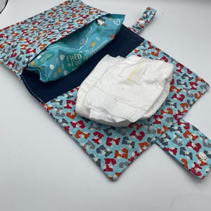 Portafoglio porta pannolini e salviette, Woodland, regalo per neonato, regalo per neonato, accessorio per neonato, fasciatoio