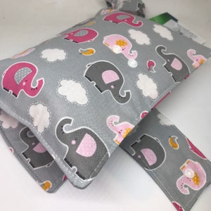diaper /nappy and wipes wallet clutch , elephant, jungle baby gift, baby bag, diaper bag, nappy bag, baby accessory, new baby, newborn zdjęcie 2