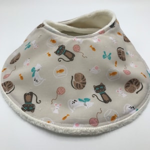 Baby Bib, Dribble ,new baby, baby, babyshower, baby gift, bib, drool bib, unisex, gender neutral, newborn, cat