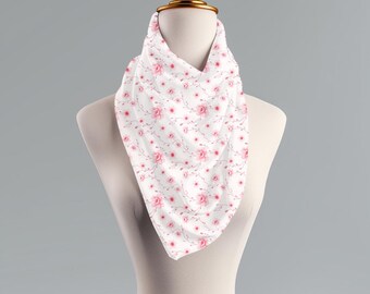 Cherry Blossoms Scarf: Lightweight Polyester Neck Wrap
