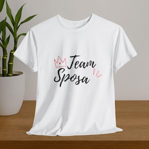 Team Sposa T-shirt - Hen Party Shirt | Bridesmaids and Bridesmaids Shirt | Bridal Party Look