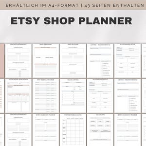 ETSY Shop Planer – 43-seitiger Planer mit Private Label Rights (PLR)