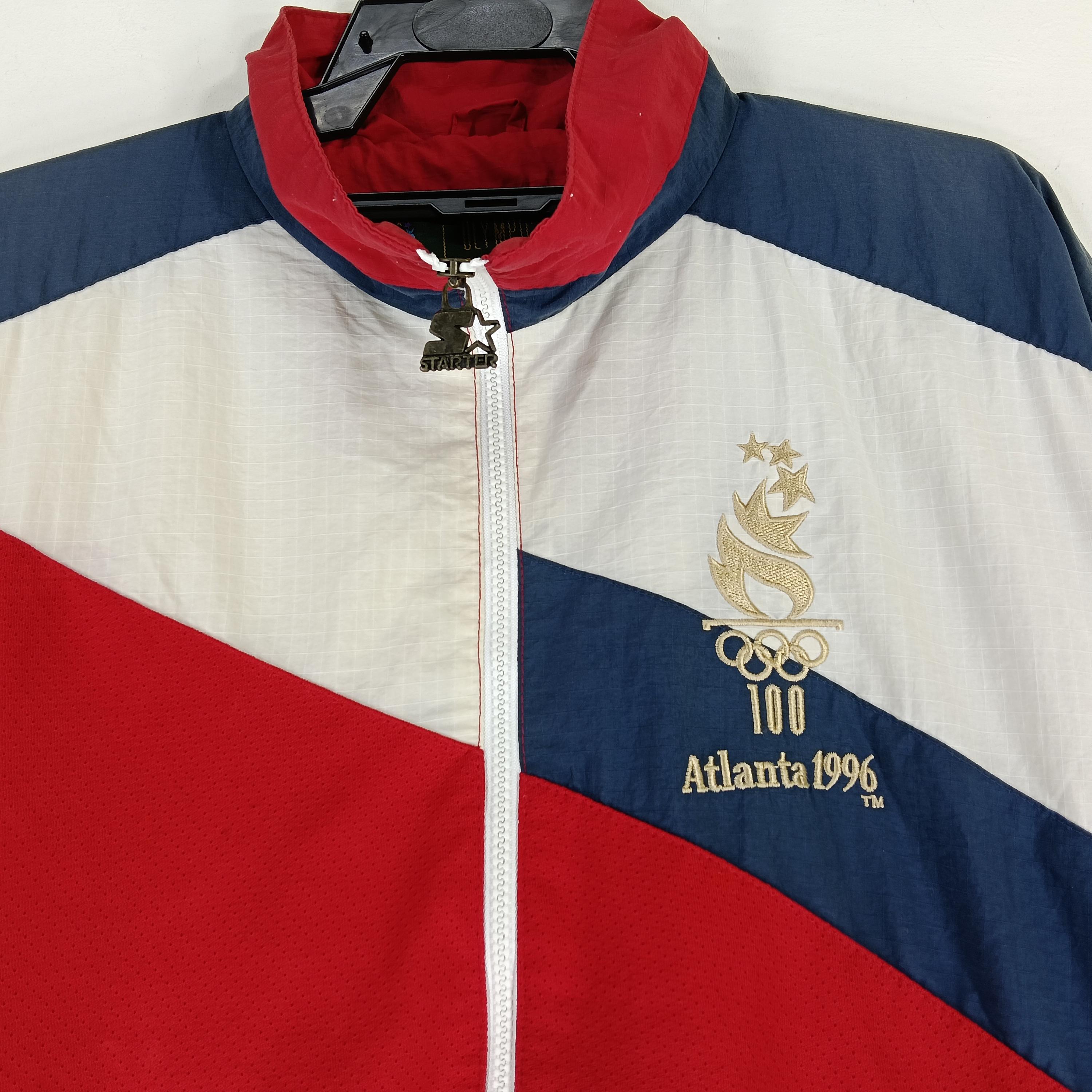 Vintage 90's Olympics Atlanta Starter Red Multicolour Small