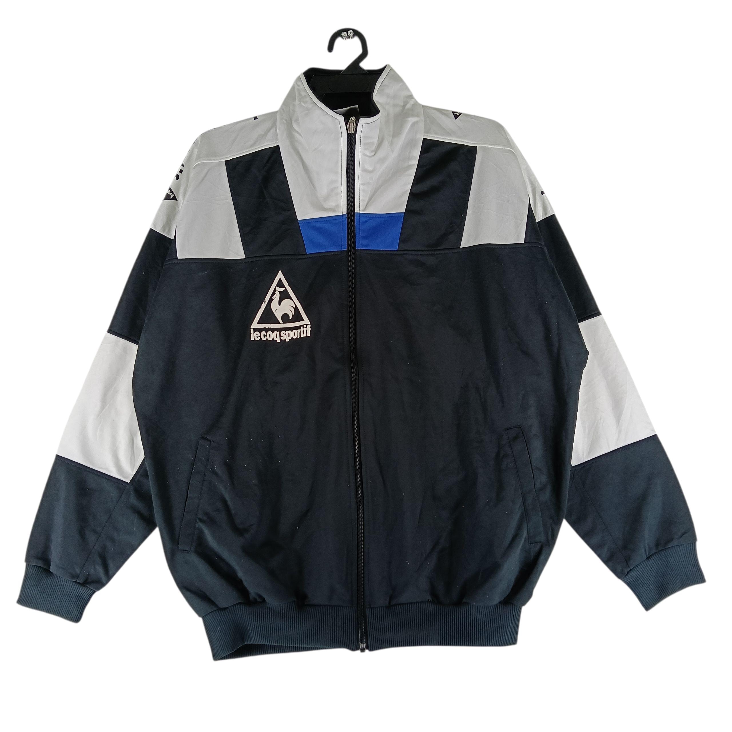 Vintage 90's Le Coq Sportif Track Top Multicolor Large Jacket Le