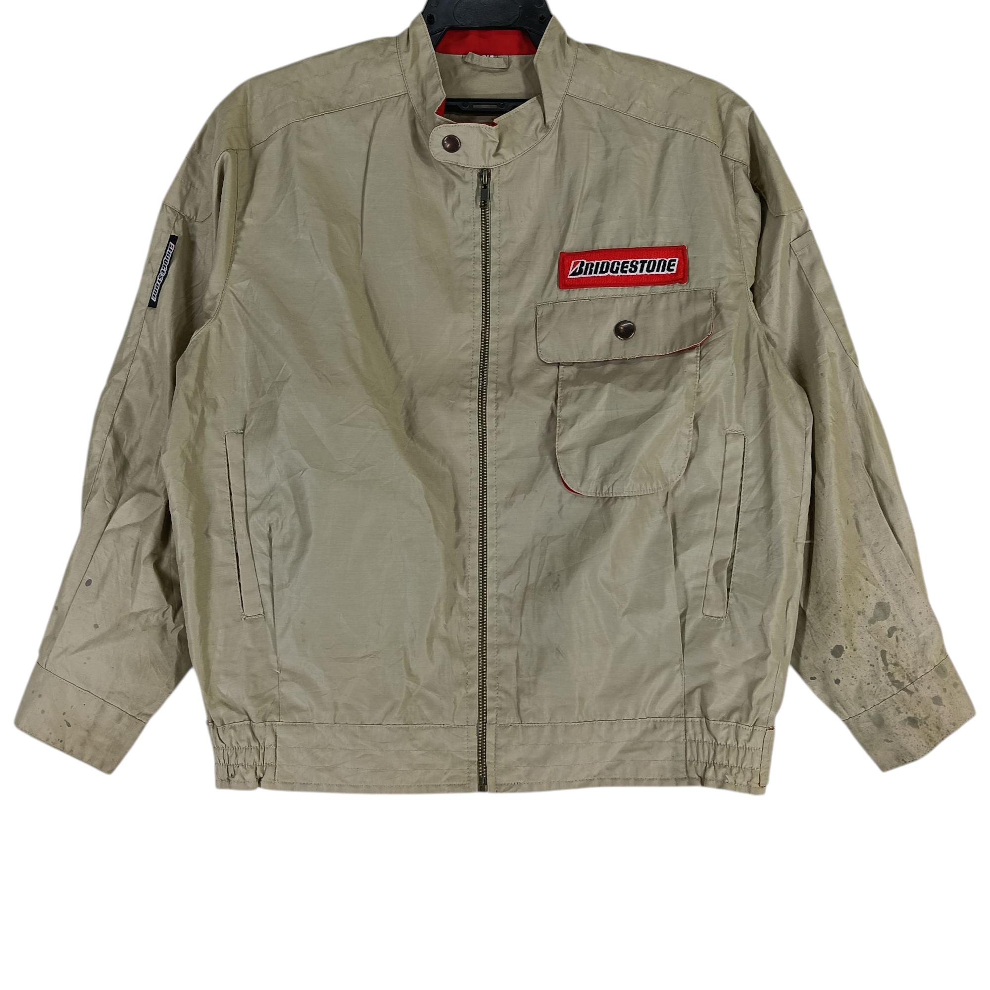 Vintage 90's Bridgestone Motorsport Brown Medium Jacket