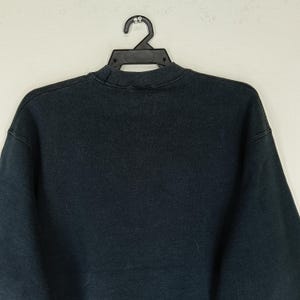 Vintage 90er Jahre Traktor Transport Schwarzes großes T Shirt Traktor Pullover Crewneck Sweatshirt Pullover Größe L Bild 5