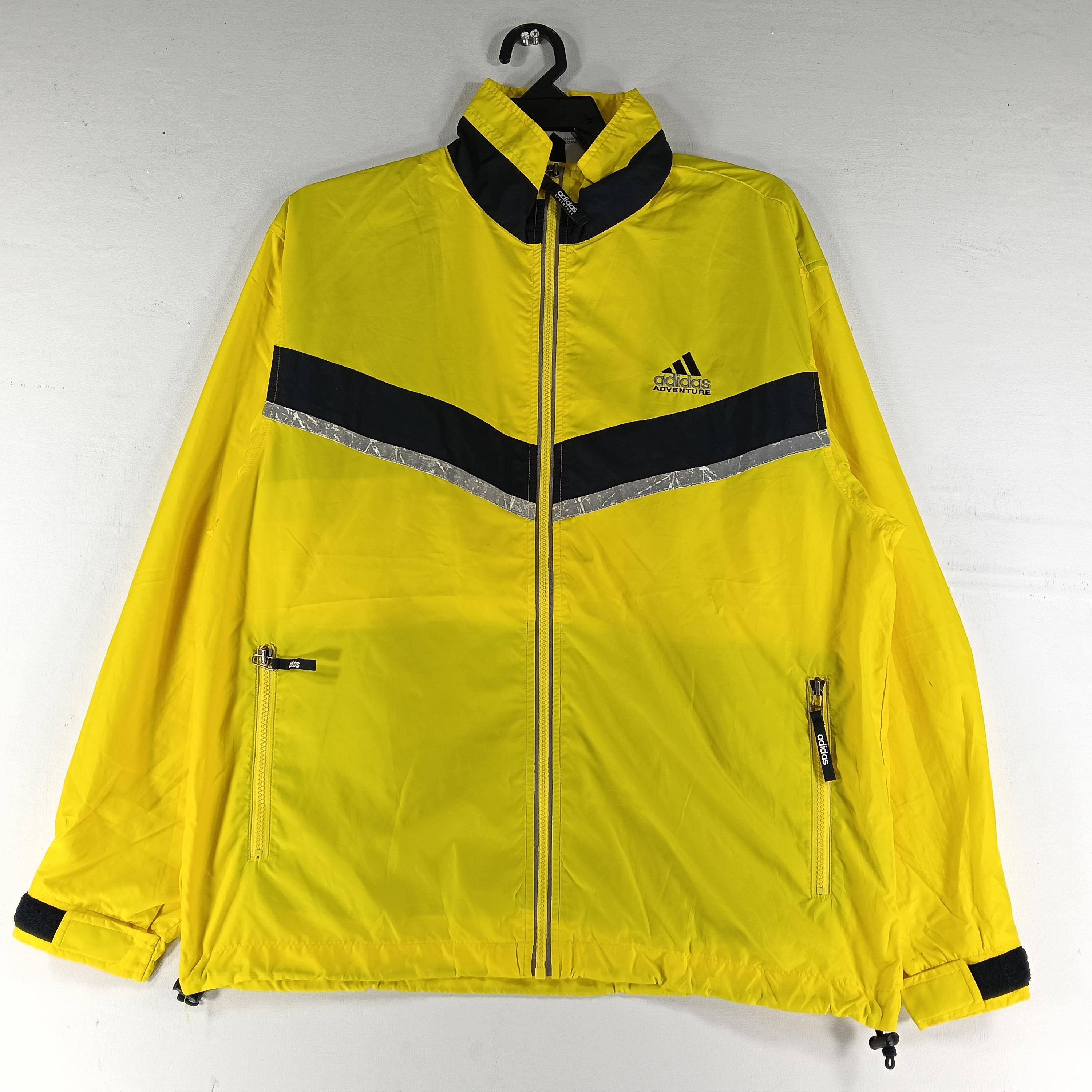Vintage 90's Adidas Three Stripes Adventure Yellow Large