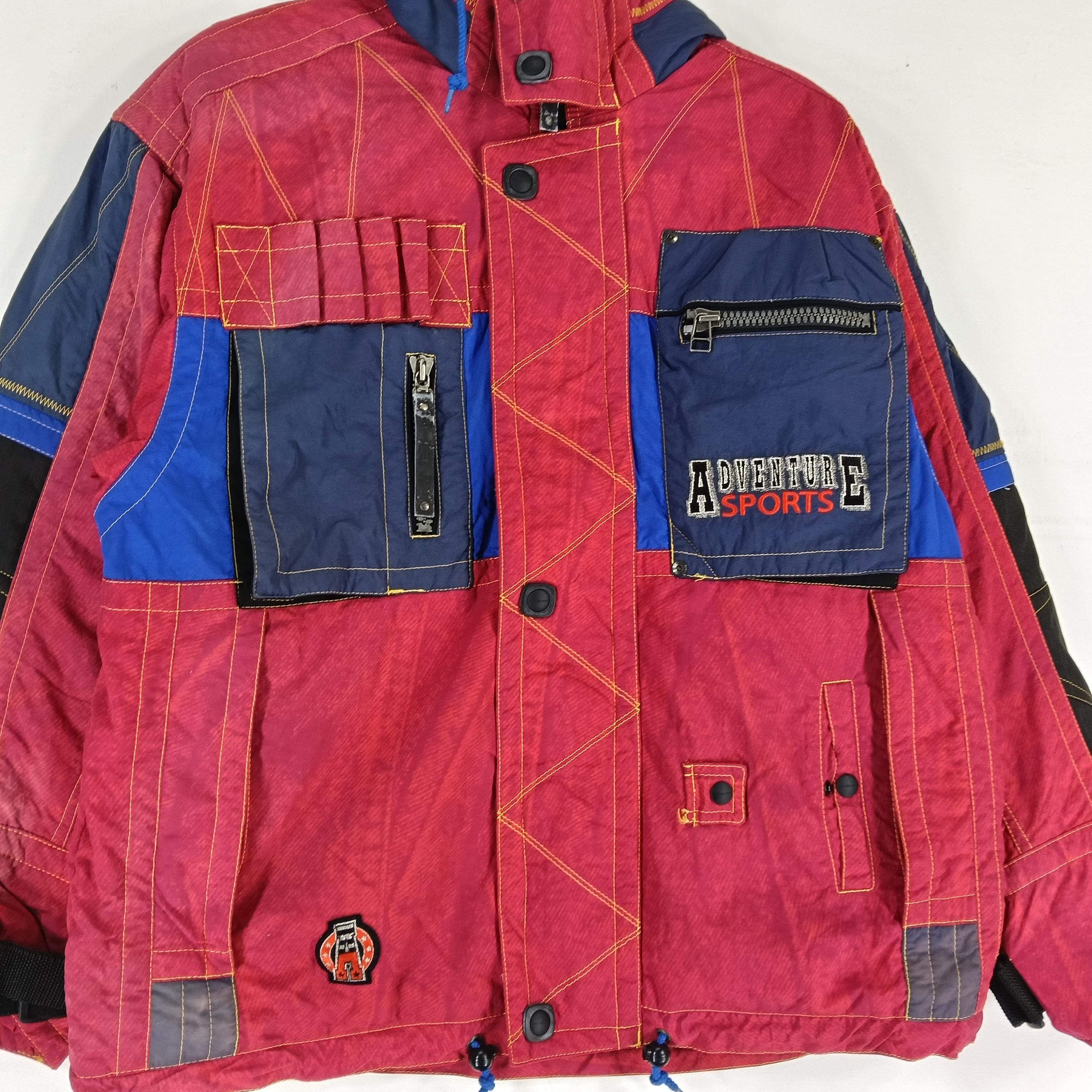 Vintage 90s Phenix Ski Wear Hoodie Red Jacket Large Phenix Alpine