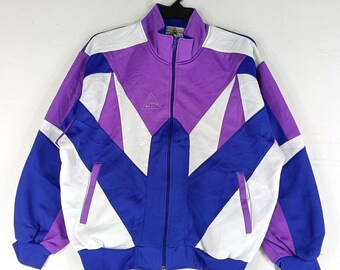 Vintage 90's Advance Track Top Multicolor Large Jacket Advance