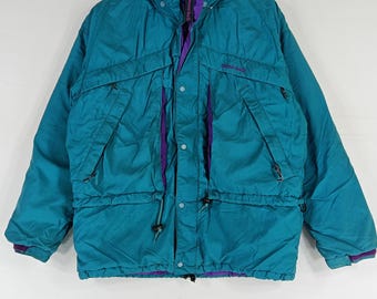 mont-bell Kayak Pullover Jacket 90s〜00s Vintage Mont-bell Ski Wear Snow Gear Bomber Hoodie Jacket Small