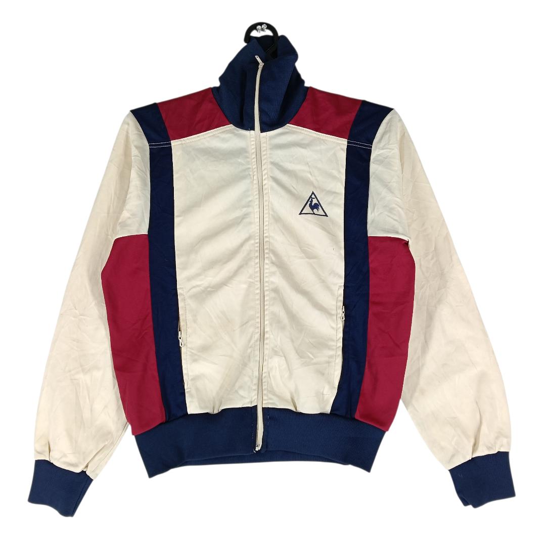 Vintage 90's Le Coq Sportif France Track Top Multicolor Small