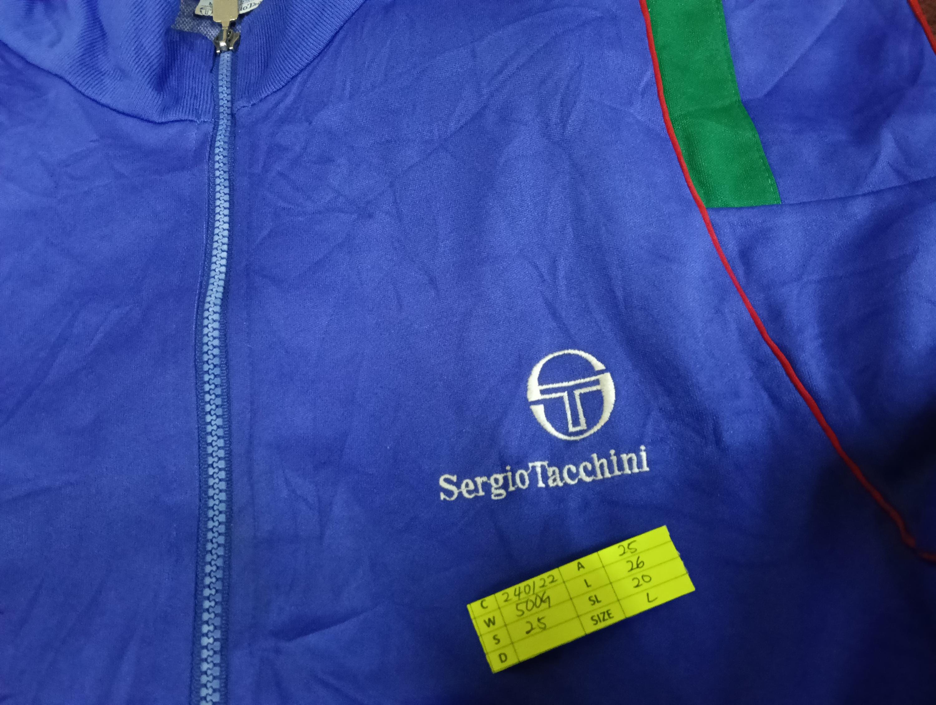 Vintage 90's Sergio Tacchini Purple Track Top Large Jacket Sergio