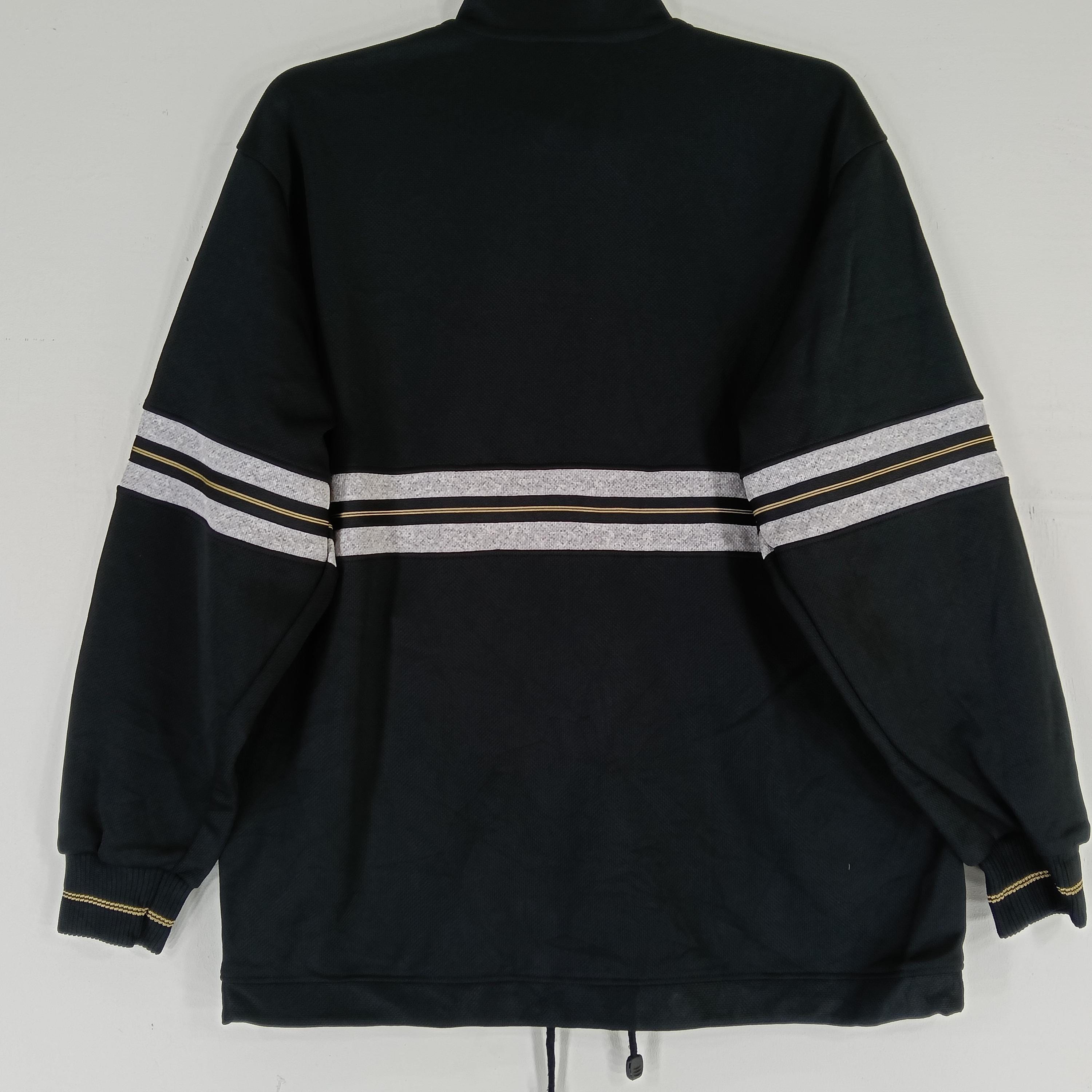 Vintage 90's Kappa Track Top Black Large Jacket Kappa Logo