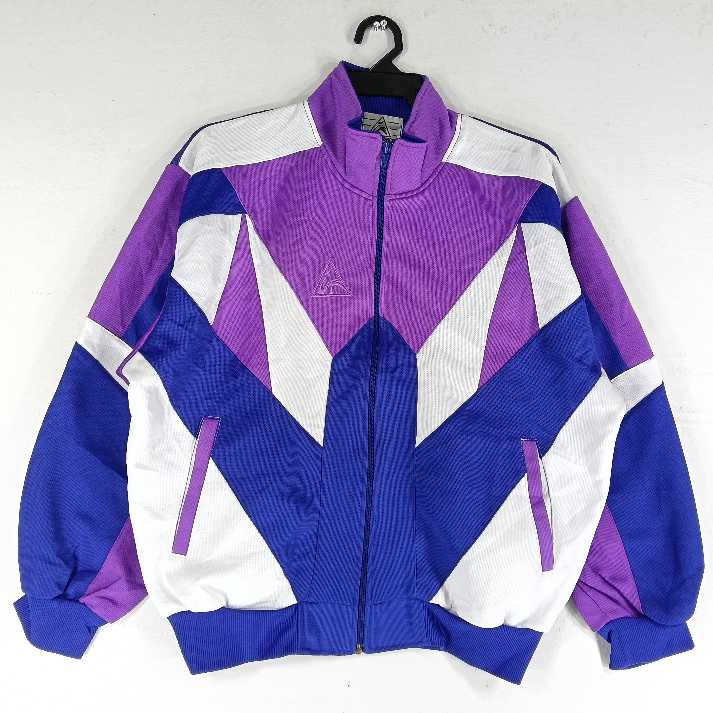 Vintage 90's Advance Track Top Multicolor Large Jacket Advance
