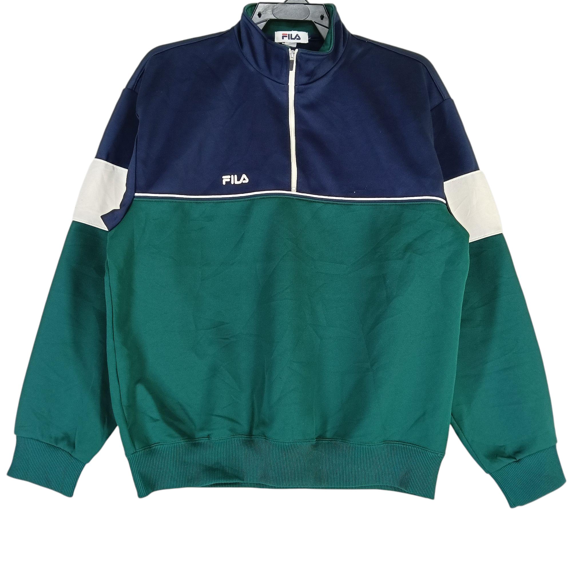 Vintage 90's Fila Biella Italia Multicolour Large Sweater