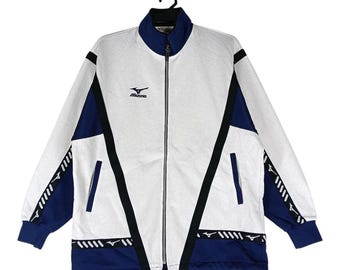 Vintage 90's Mizuno Japanese Brand Black Medium Jacket Mizuno