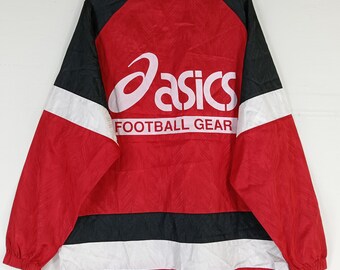 Vintage 90's Asics Football Gear Xlarge Windbreaker Asics