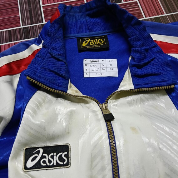 Vintage 90's Asics Football Gear Track Top Multicolor Xlarge