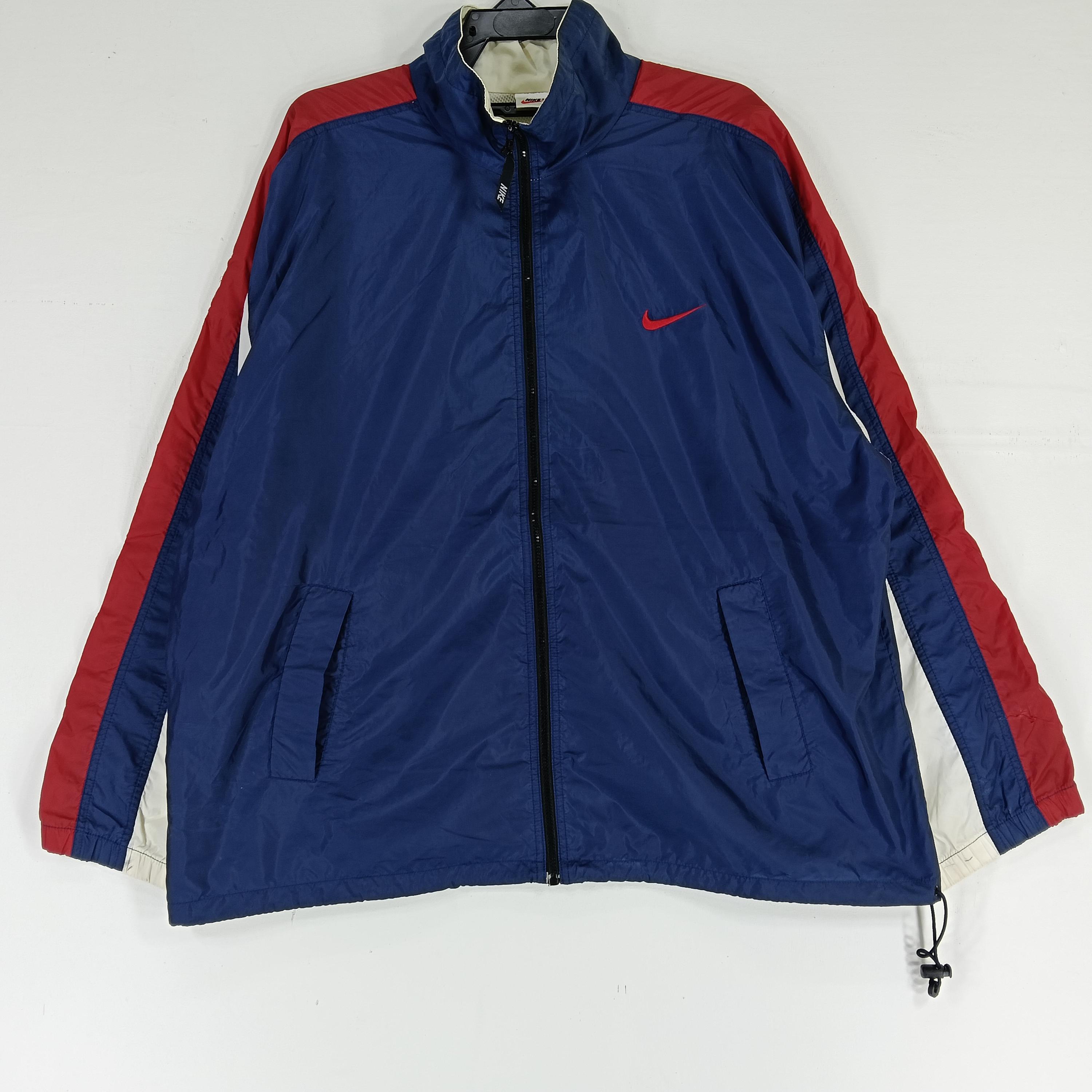 Vintage 90's Nike Swoosh Navy Blue Training Jacket Xlarge Nike