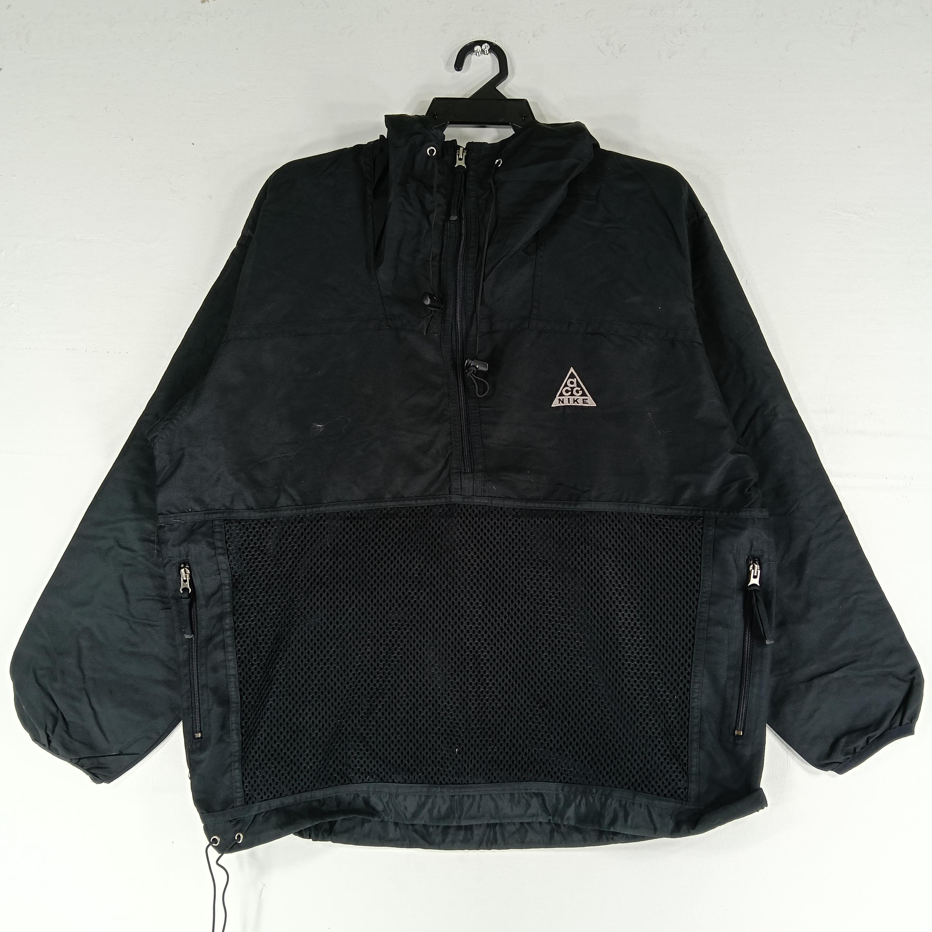 Vintage 90's Nike ACG Black Small Jacket Windbreaker Nike ACG