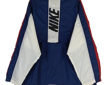 Vintage 90's Nike Swoosh Navy Blue Training Jacket Xlarge Nike