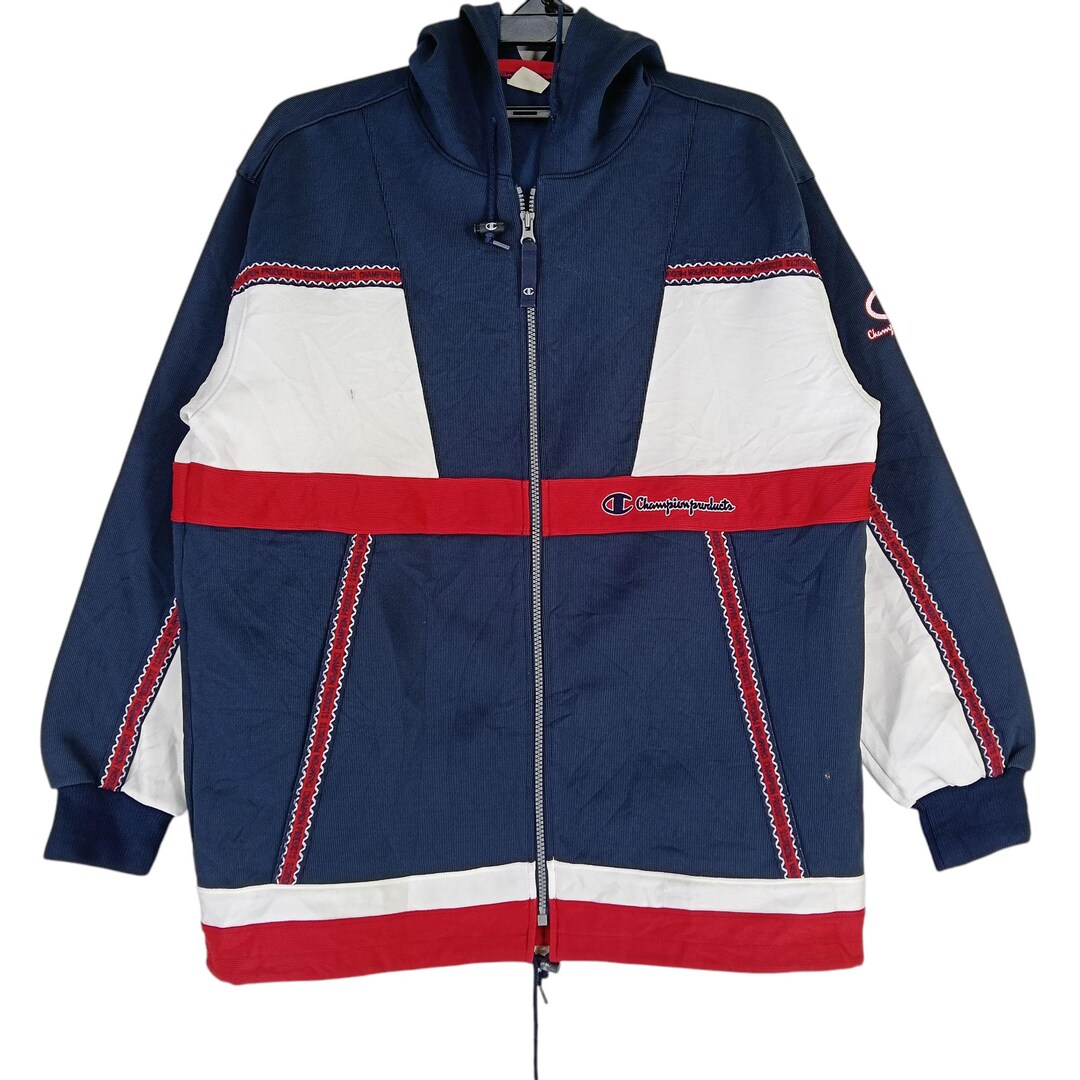 ジャケット・アウター 80s 90s champion coach jacket setup navy il_1080xN.6900310761_65bx.jpg