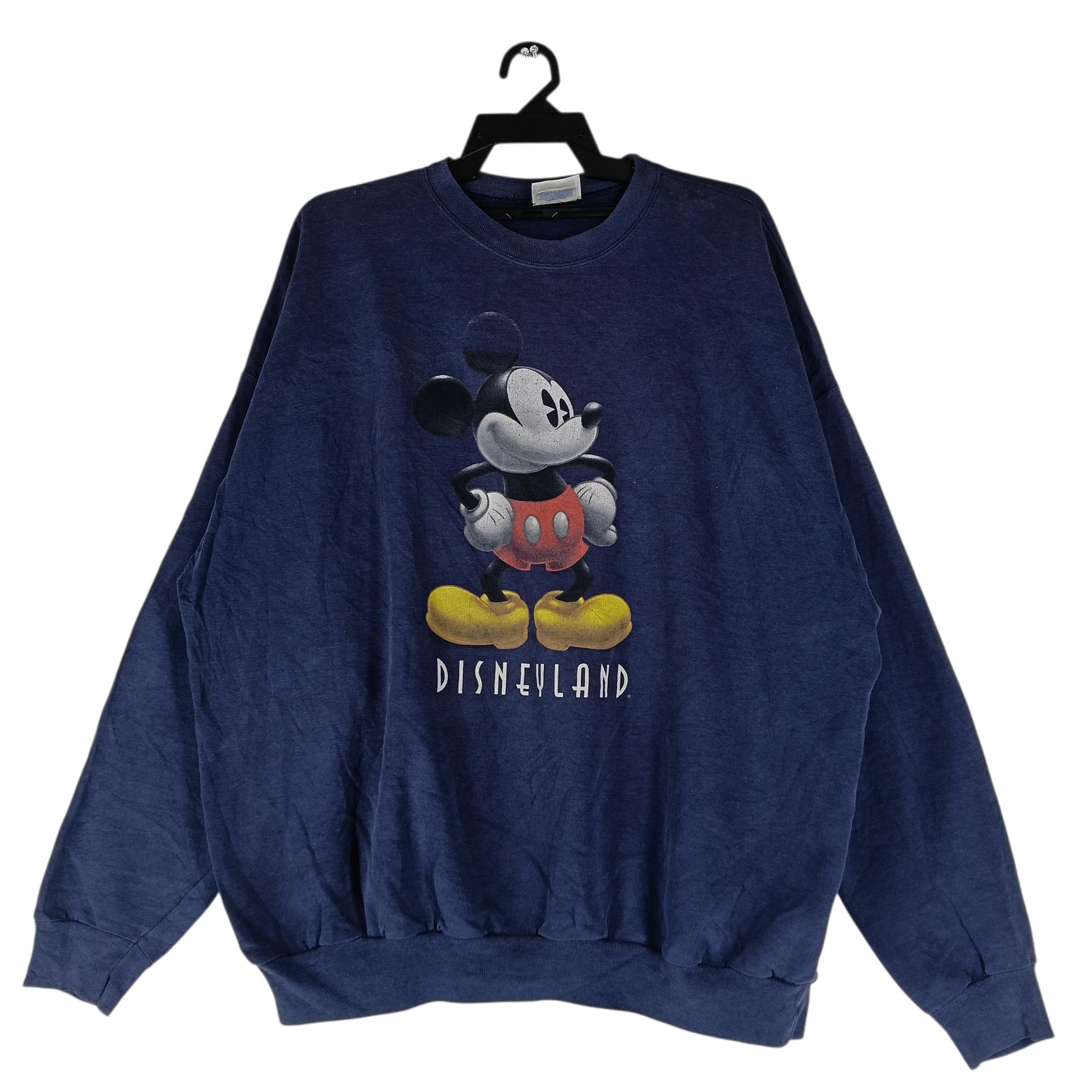 Vintage 90's Mickey Mouse Disneyland Navy Blue Xxlarge Sweatshirt