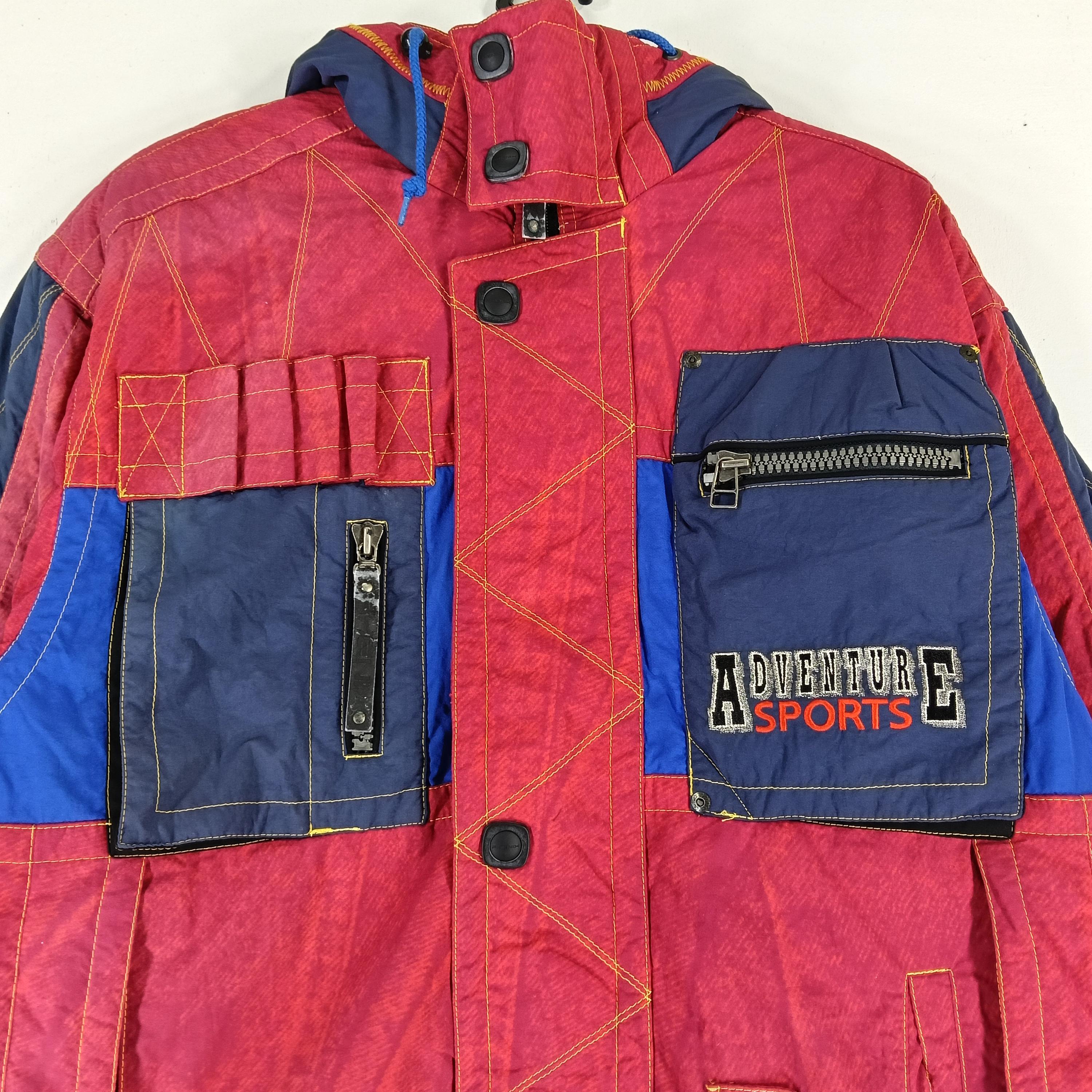 Vintage 90s Phenix Ski Wear Hoodie Red Jacket Large Phenix Alpine