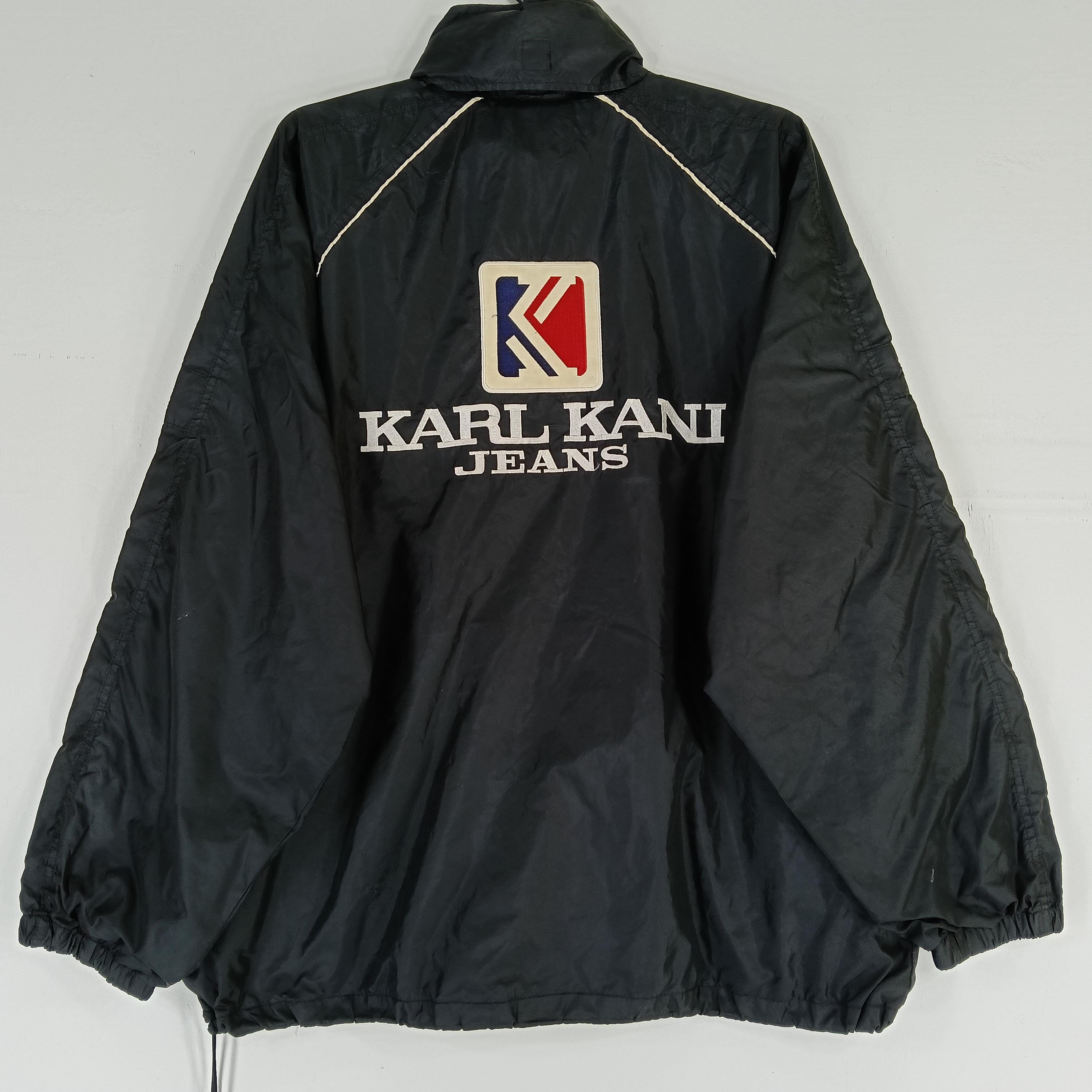 Vintage 90's Karl Kani Jeans Black Large Windbreaker Karl Kani Hip