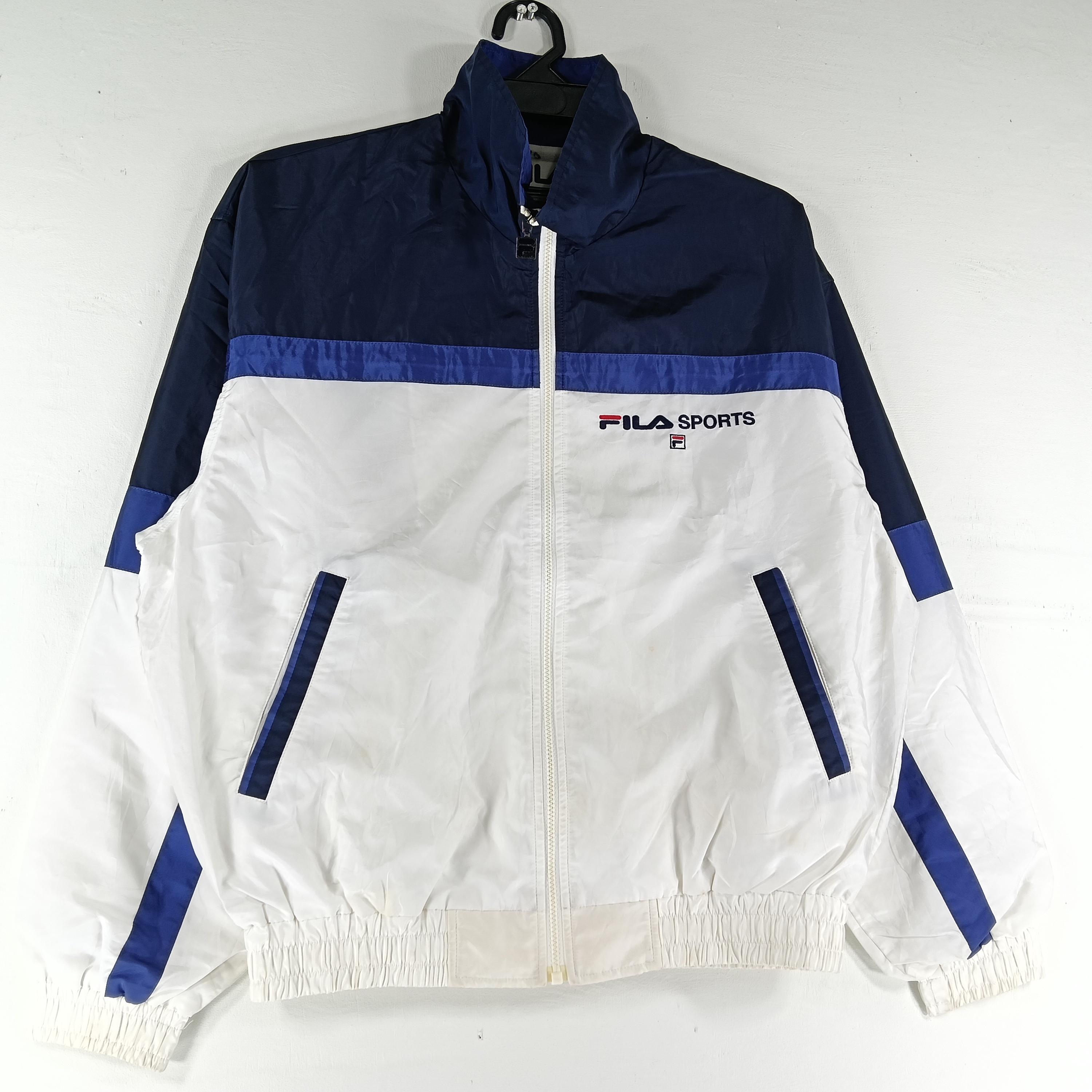 Vintage 90's Fila Sport Biella Italia Multicolor Medium
