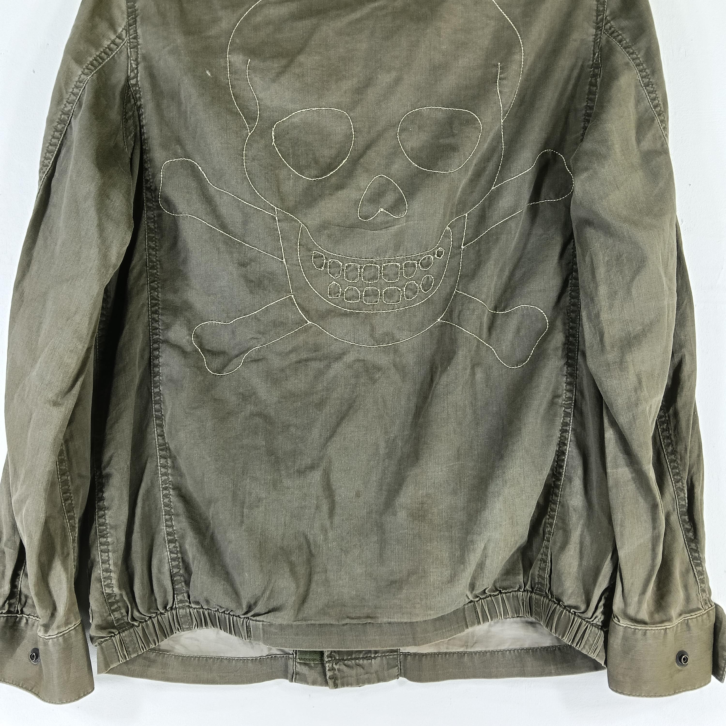 Vintage PPFM Japanese Brand Army Medium Green Jacket PPFM Zipper