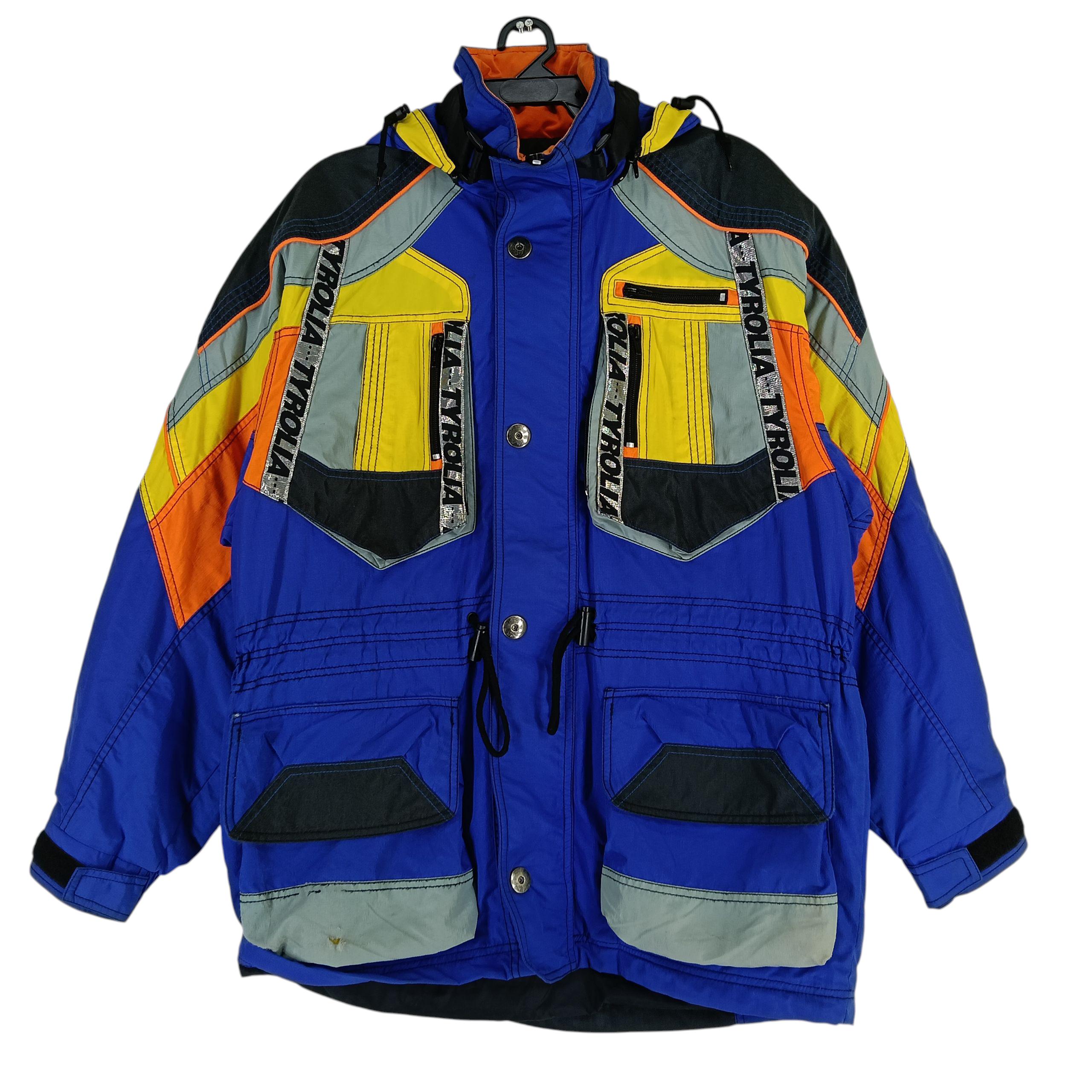 Vintage 90s Tyrolia Snow Ski Wear Jacket Large Tyrolia Snow Hoodie 