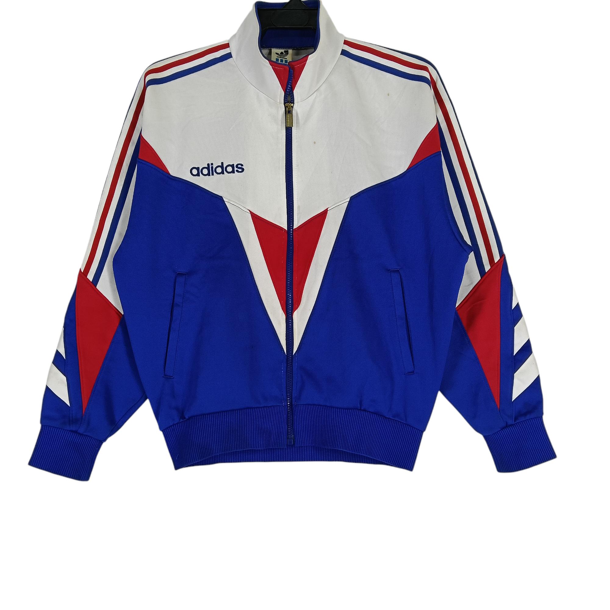 Vintage 90's Adidas Three Stripes Track Top Jacket Medium