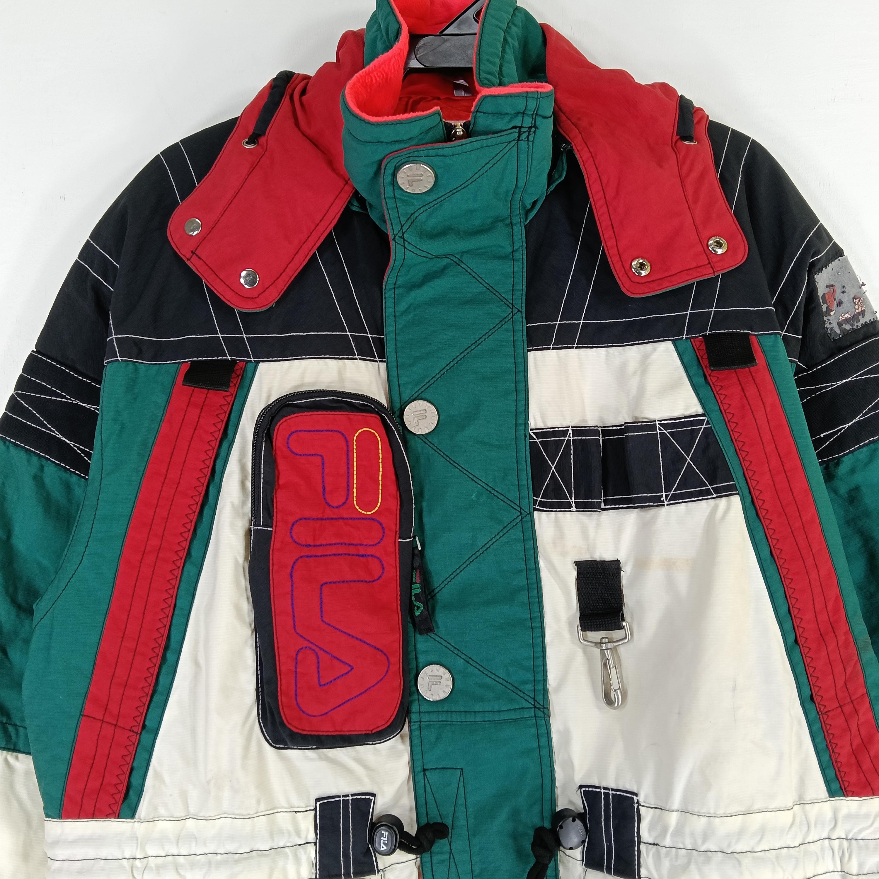 Vintage 90's Fila Biella Italia Sport Ski Large Jacket Button Down