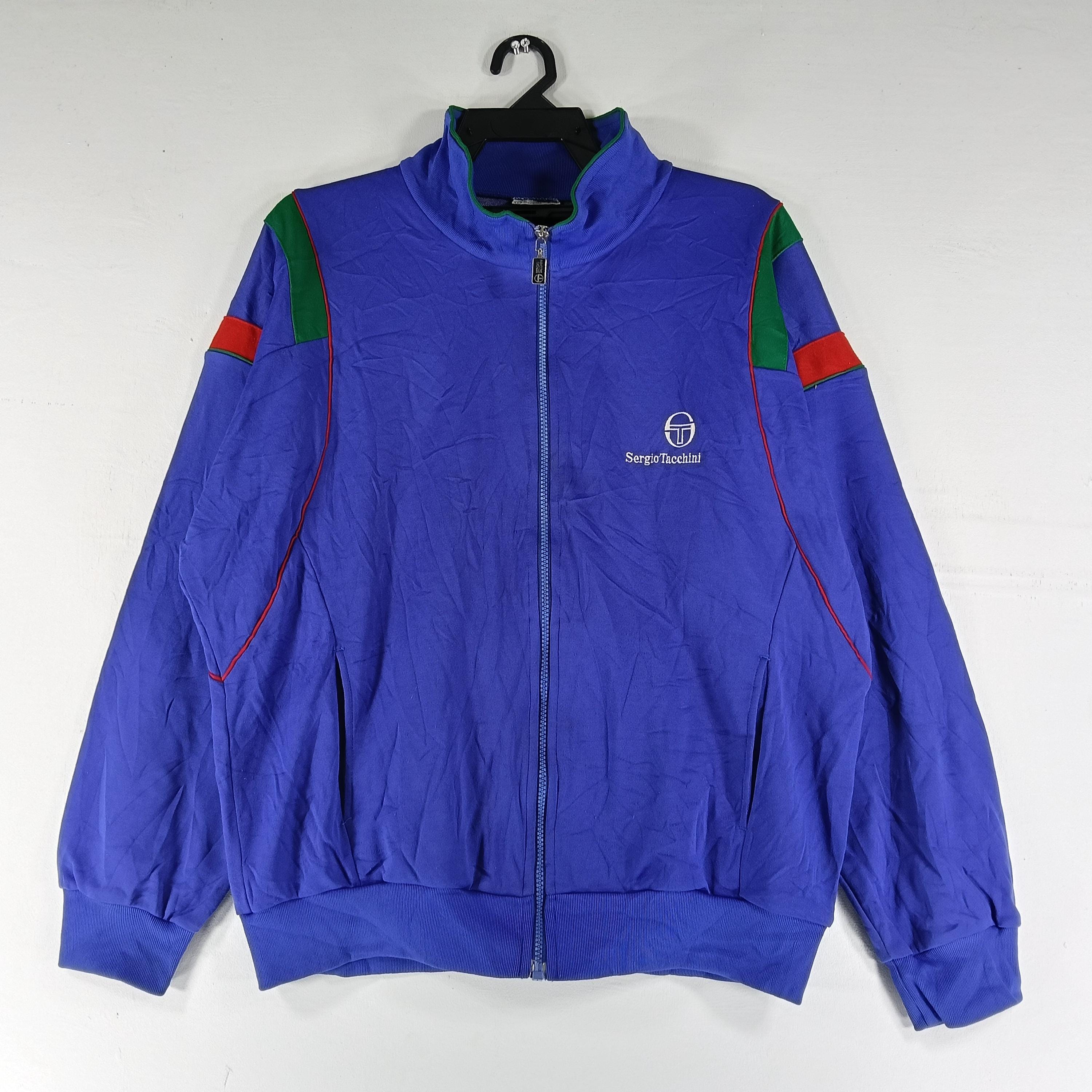 【Taka着用】SERGIO TACCHINI TRACK JACKET【90】 Vintage 90's Sergio Tacchini Purple Track Top Large Jacket Sergio