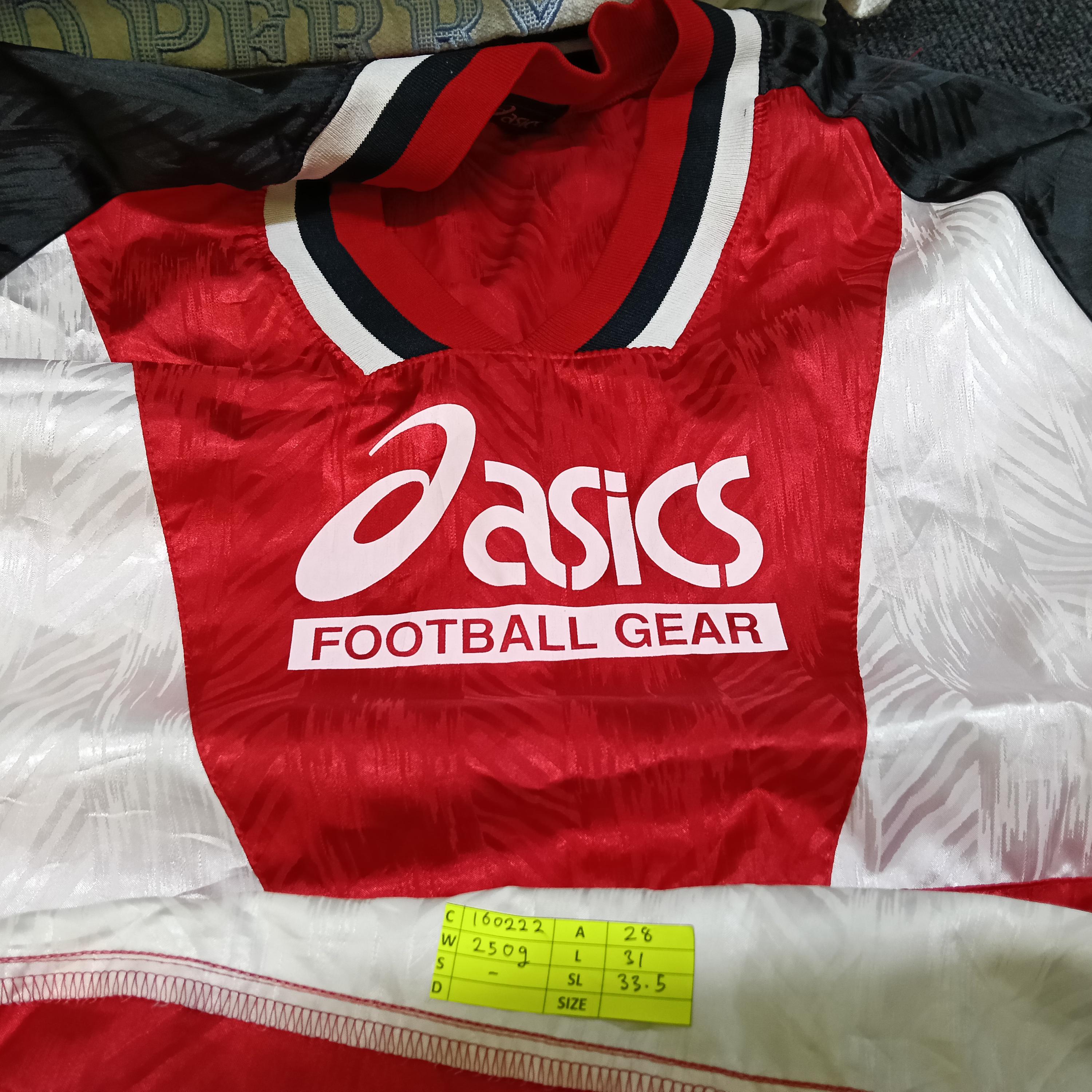 Vintage 90's Asics Football Gear Xlarge Windbreaker Asics