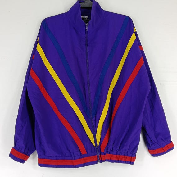 Vintage 90's Purple Sport Savvy Xlarge Jacket Savvy Sport Zipper