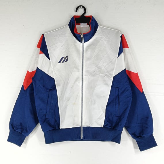 ジャケット・アウター MIZUNO TRACK BLOUSON Vintage 90's Mizuno Track Top Multicolor Large Jacket Mizuno