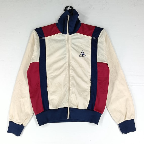 Vintage 90's Le Coq Sportif France Track Top Multicolor Small