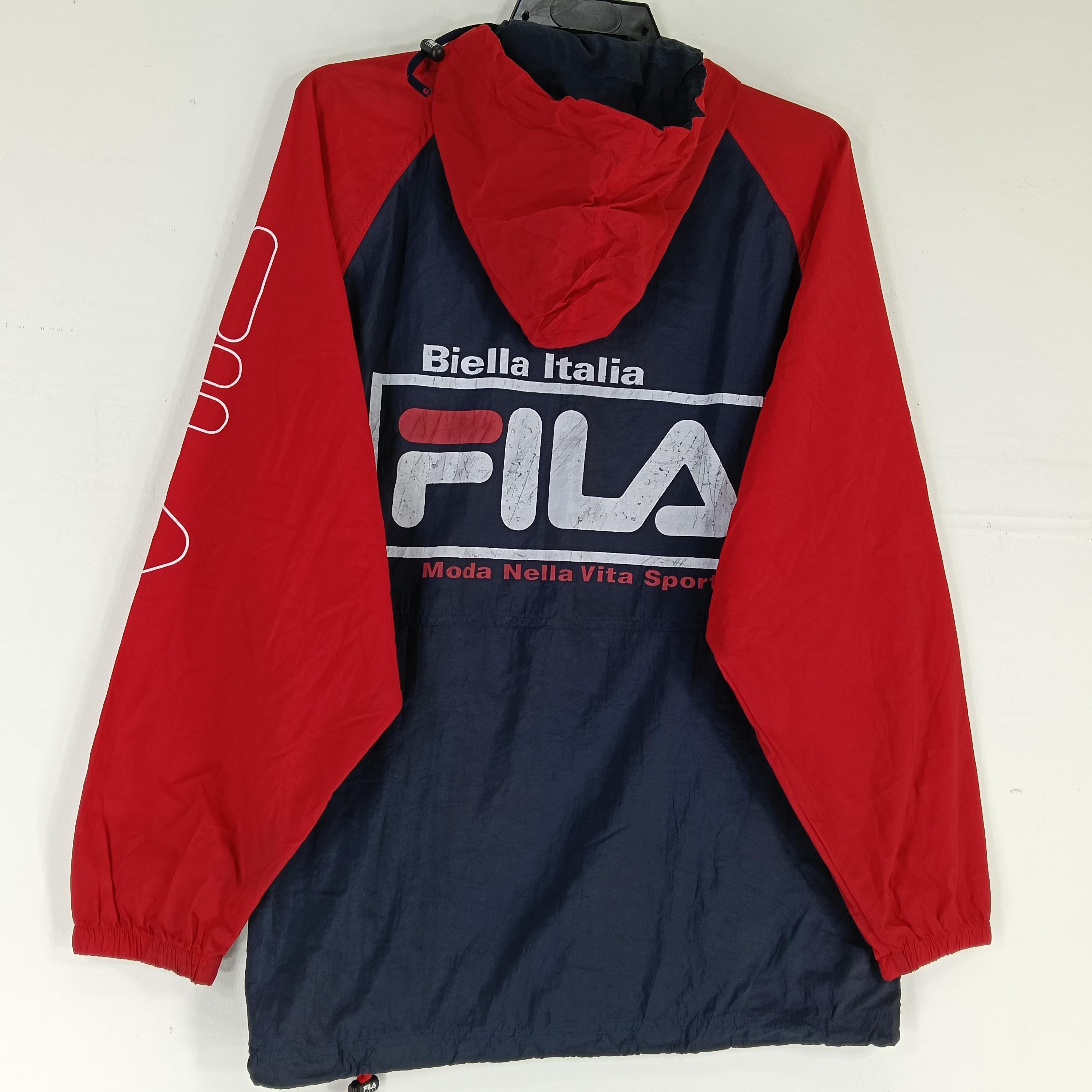 Vintage 90's Fila Biella Italia Moda Nella Vita Sport Multicolor