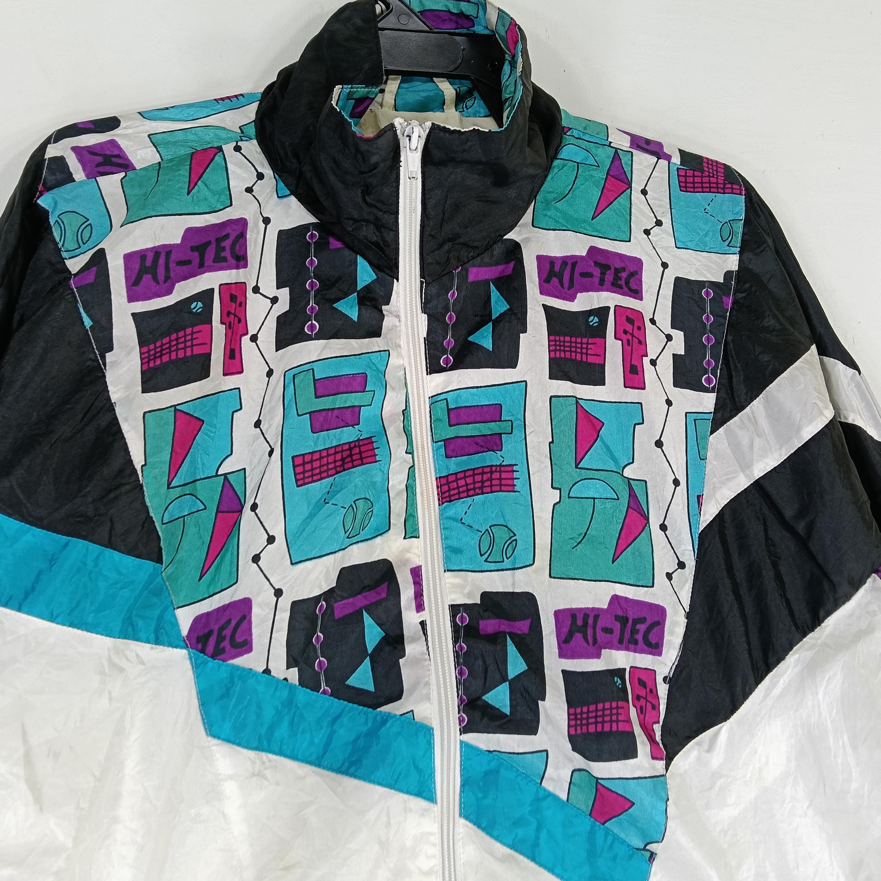 Vintage 90's Hi-tec Large Abstract Multicolor Jacket Hi-tec Zipper
